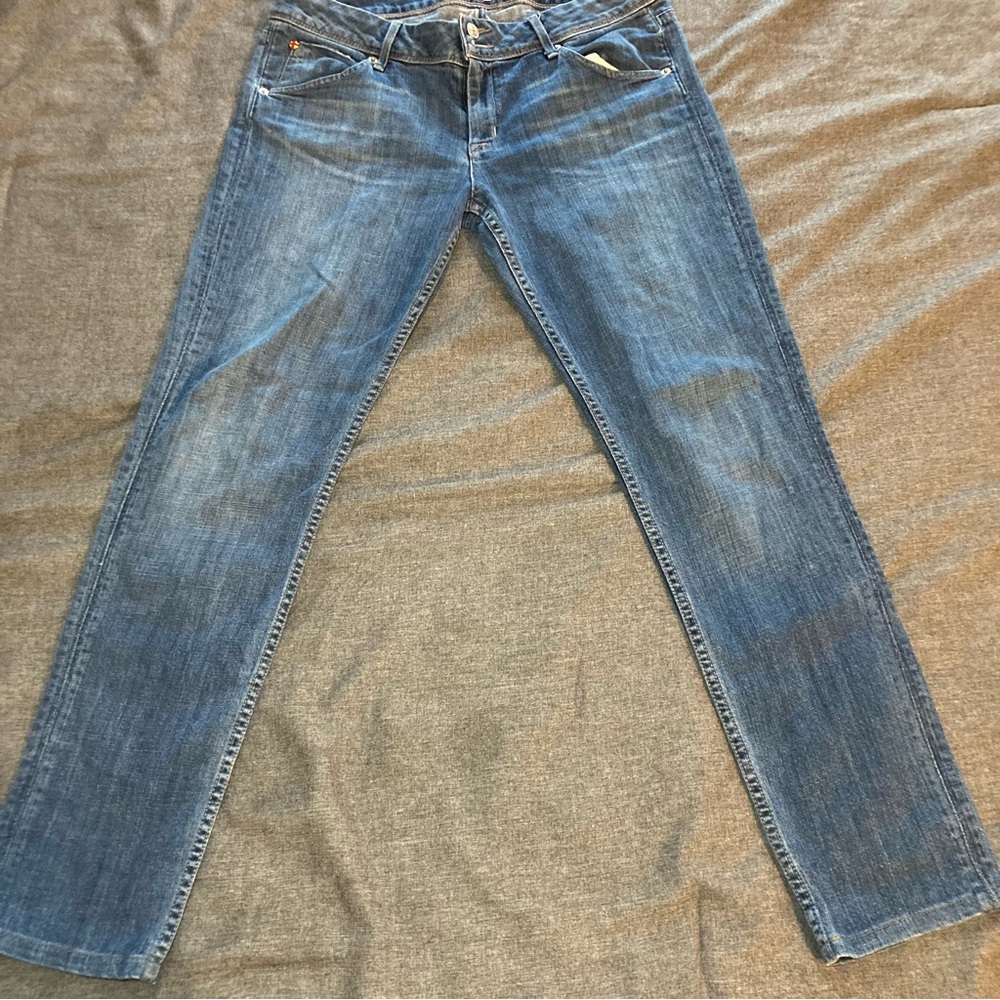 Hudson Medium Wash Skinny Made In The USA Jeans Size Says Waist 31 Act 33in.